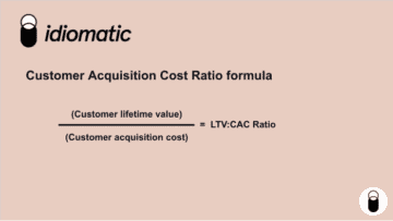 customer acquisition cost CAC ratio formula