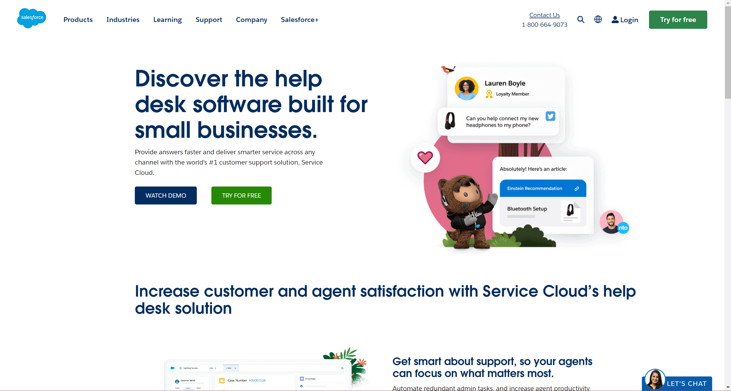 salesforce homepage