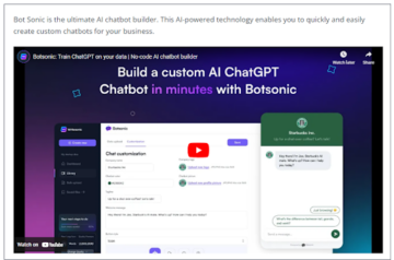 Botsonic Chatbot Builder